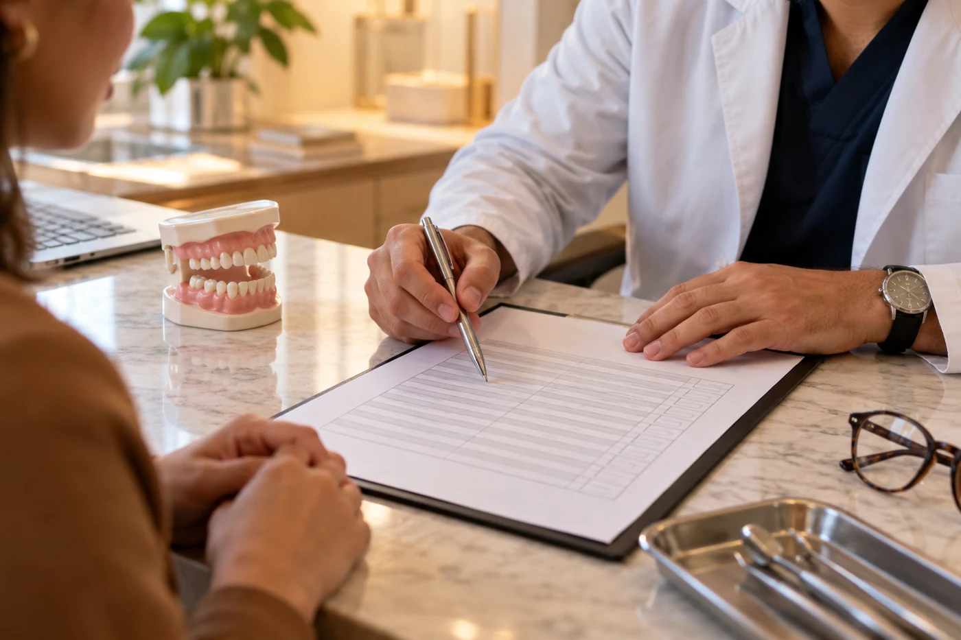 Comprendre un devis de soins dentaires
